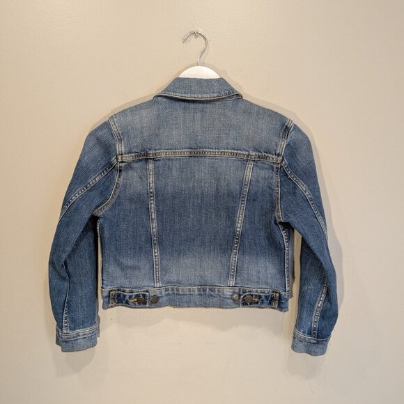 Cat & Jack Denim Jean Jacket Classic Versatile Everyday Fashion - Size S(6/7) - Picture 2 of 6